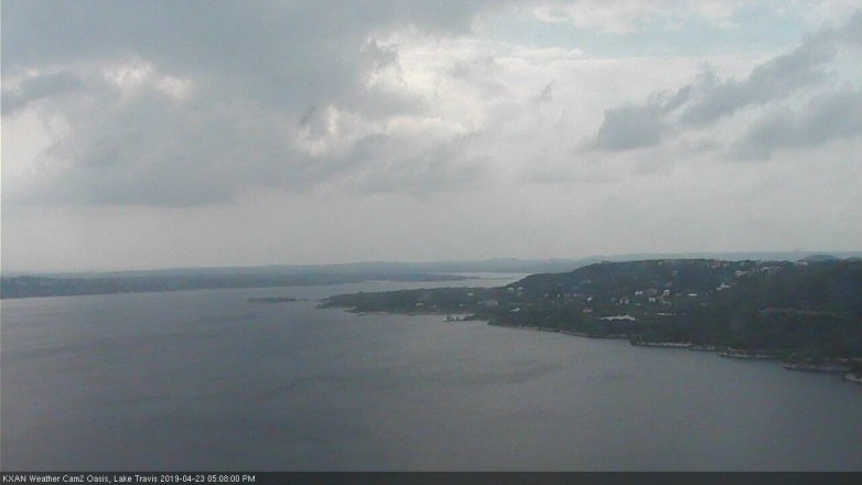 Lake Travis webcam, April 23, 2019 4:10 PM CT