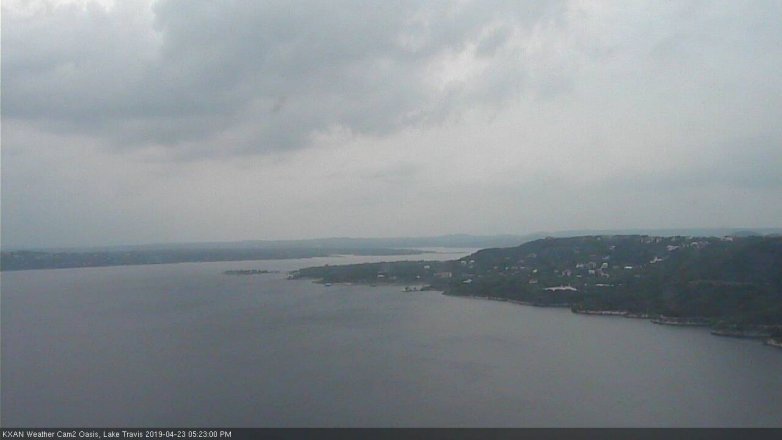 Lake Travis webcam, April 23, 2019 4:25 PM CT
