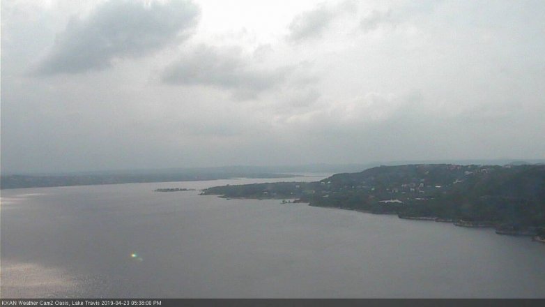 Lake Travis webcam, April 23, 2019 4:40 PM CT