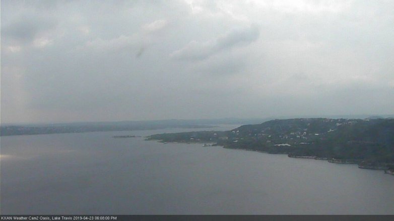 Lake Travis webcam, April 23, 2019 5:10 PM CT