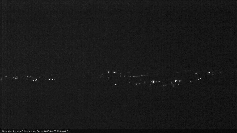 Lake Travis webcam, April 23, 2019 8:05 PM CT