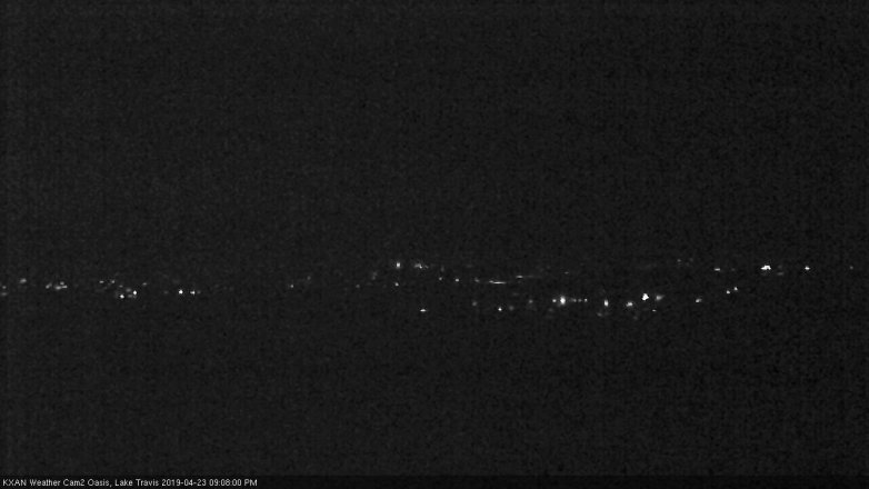 Lake Travis webcam, April 23, 2019 8:10 PM CT