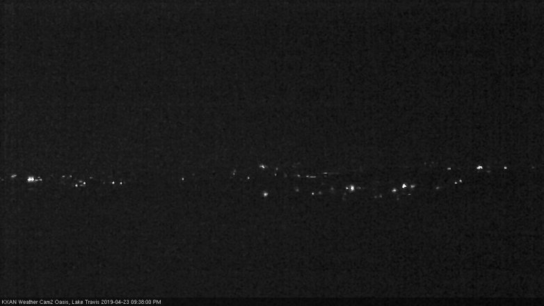 Lake Travis webcam, April 23, 2019 8:40 PM CT