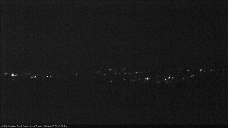 Lake Travis webcam, April 23, 2019 8:45 PM CT