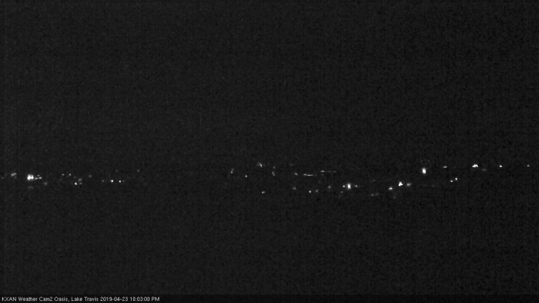 Lake Travis webcam, April 23, 2019 9:05 PM CT