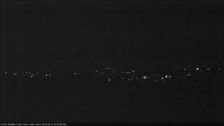 Lake Travis webcam, April 23, 2019 9:35 PM CT