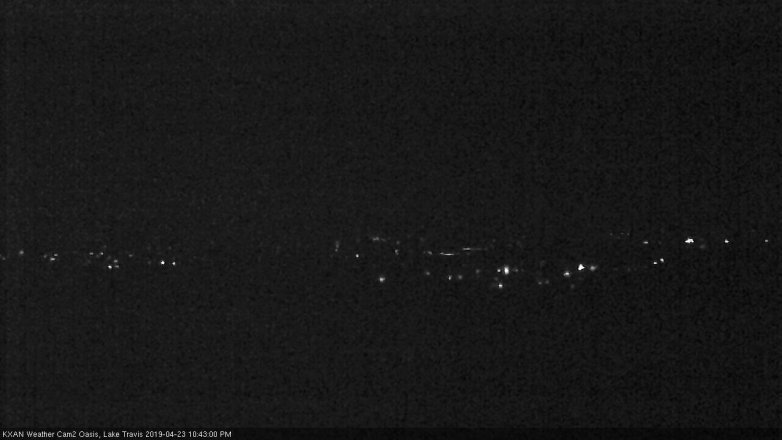 Lake Travis webcam, April 23, 2019 9:45 PM CT