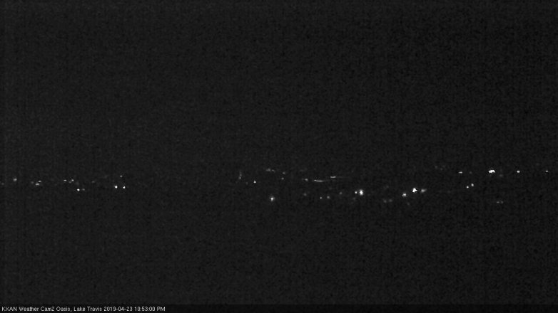 Lake Travis webcam, April 23, 2019 9:55 PM CT