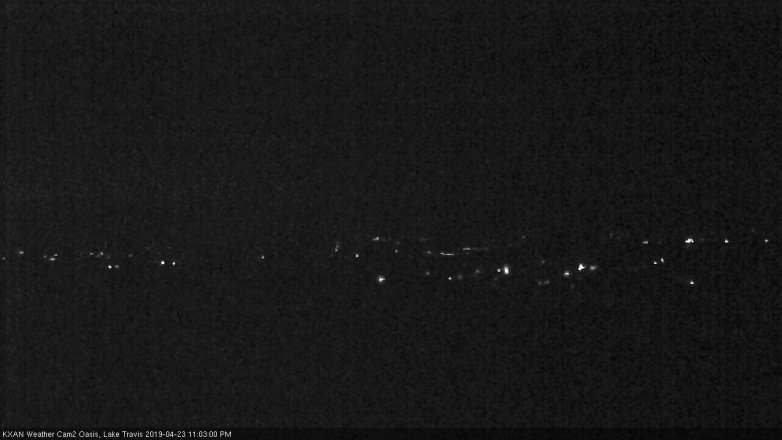 Lake Travis webcam, April 23, 2019 10:05 PM CT