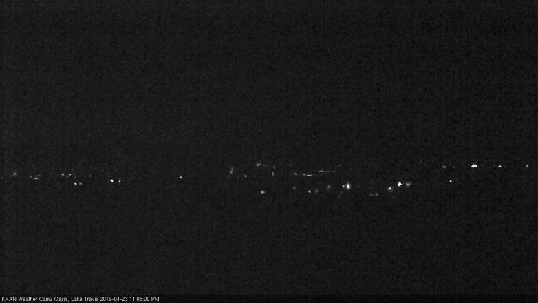 Lake Travis webcam, April 23, 2019 10:10 PM CT