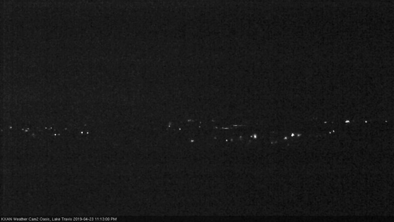 Lake Travis webcam, April 23, 2019 10:15 PM CT