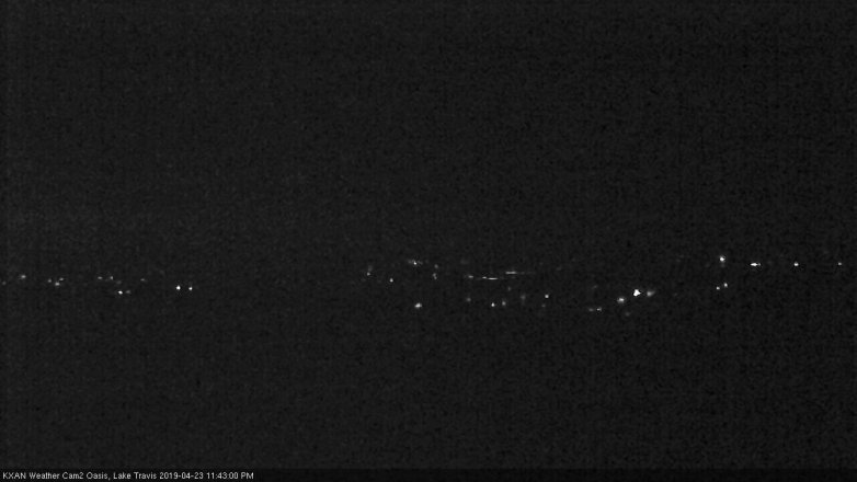 Lake Travis webcam, April 23, 2019 10:45 PM CT