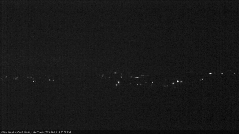 Lake Travis webcam, April 23, 2019 10:55 PM CT