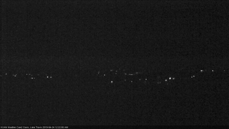 Lake Travis webcam, April 23, 2019 11:25 PM CT