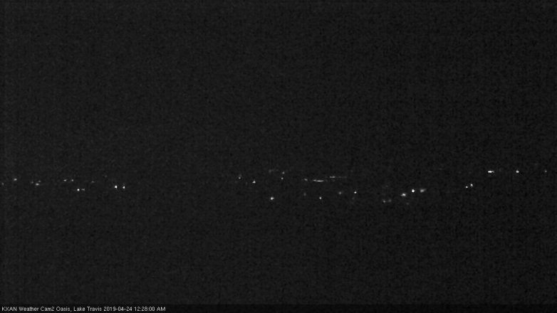 Lake Travis webcam, April 23, 2019 11:30 PM CT