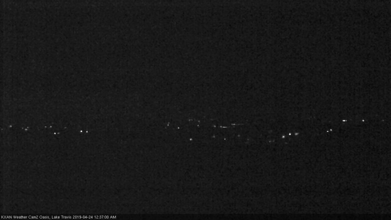 Lake Travis webcam, April 23, 2019 11:40 PM CT