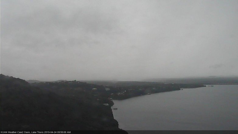 Lake Travis webcam, April 24, 2019 9:00 AM CT
