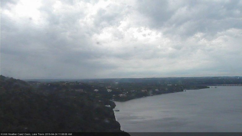 Lake Travis webcam, April 24, 2019 10:10 AM CT