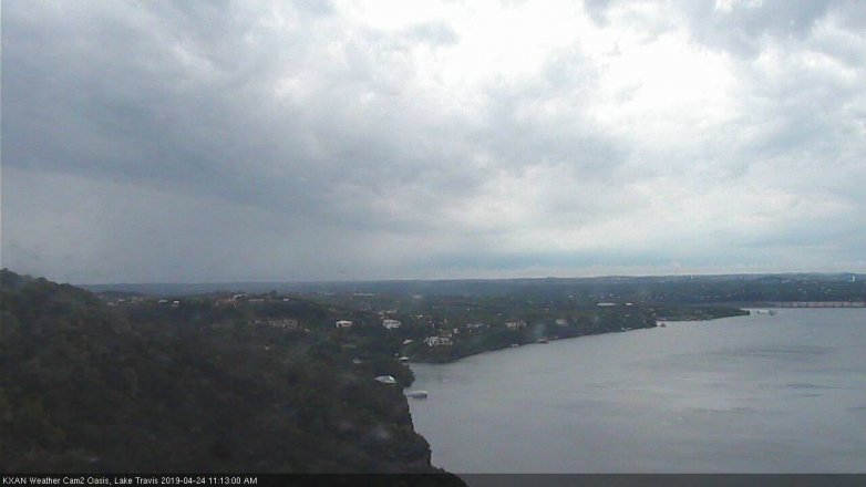 Lake Travis webcam, April 24, 2019 10:15 AM CT