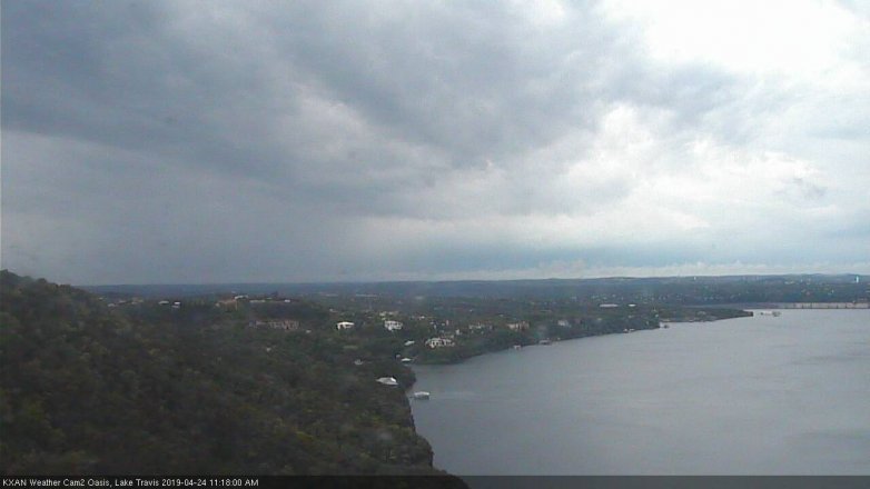 Lake Travis webcam, April 24, 2019 10:20 AM CT