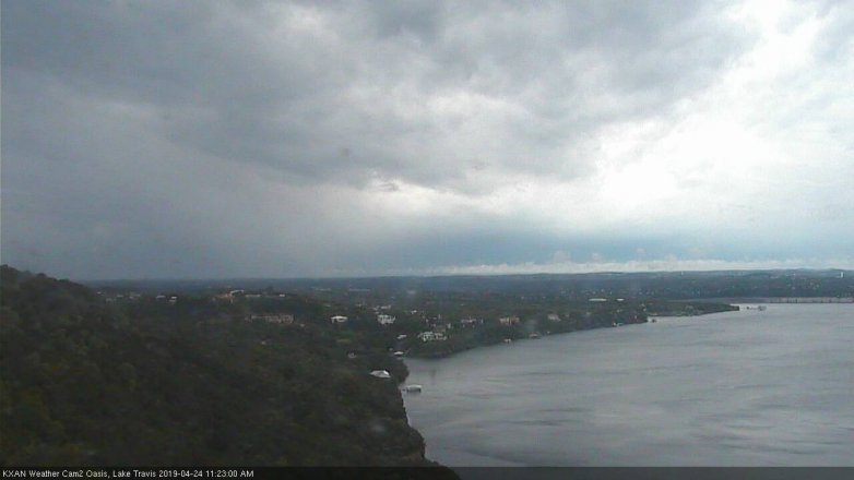 Lake Travis webcam, April 24, 2019 10:25 AM CT