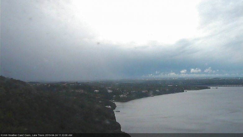 Lake Travis webcam, April 24, 2019 10:35 AM CT