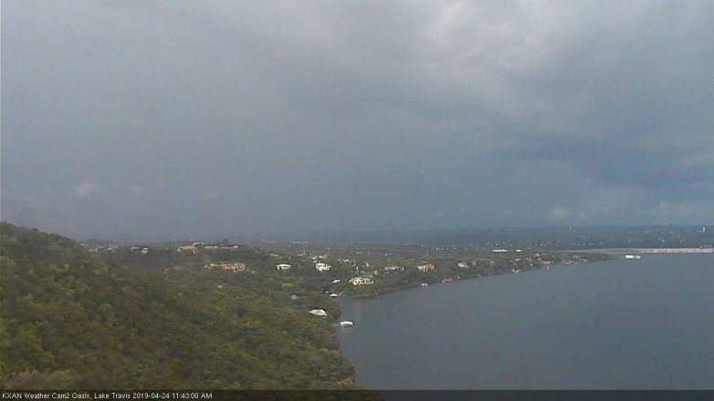 Lake Travis webcam, April 24, 2019 10:45 AM CT