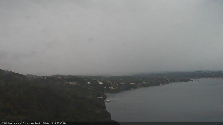Lake Travis webcam, April 24, 2019 10:55 AM CT
