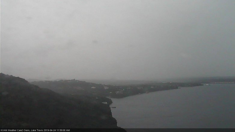 Lake Travis webcam, April 24, 2019 11:00 AM CT