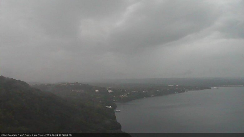 Lake Travis webcam, April 24, 2019 11:10 AM CT