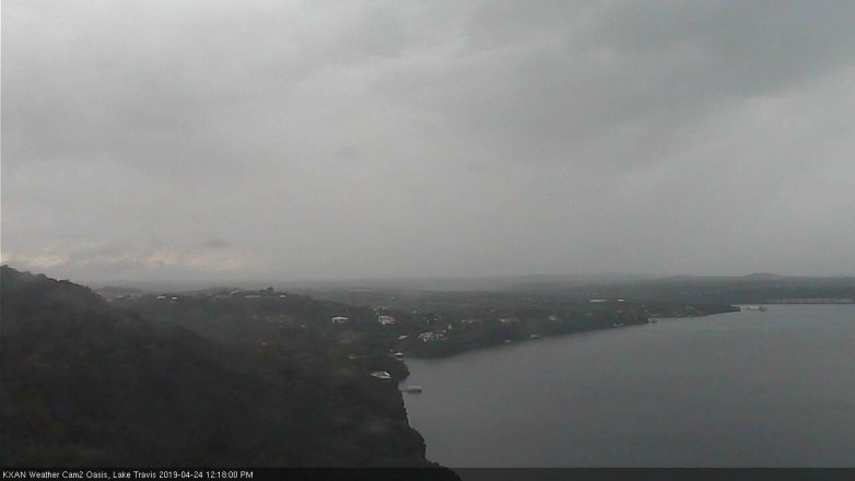 Lake Travis webcam, April 24, 2019 11:20 AM CT
