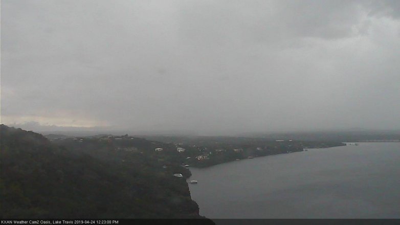 Lake Travis webcam, April 24, 2019 11:25 AM CT