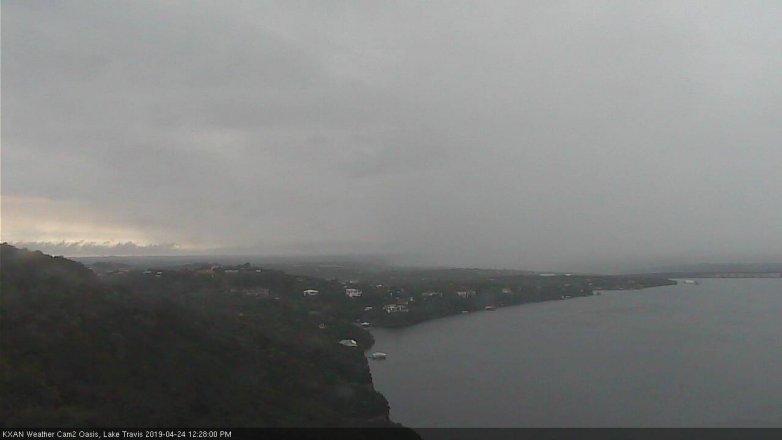 Lake Travis webcam, April 24, 2019 11:30 AM CT