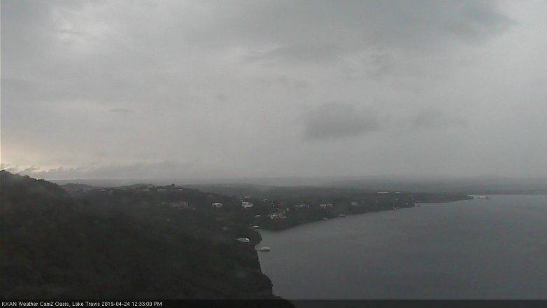 Lake Travis webcam, April 24, 2019 11:35 AM CT