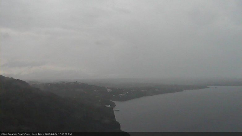 Lake Travis webcam, April 24, 2019 11:40 AM CT