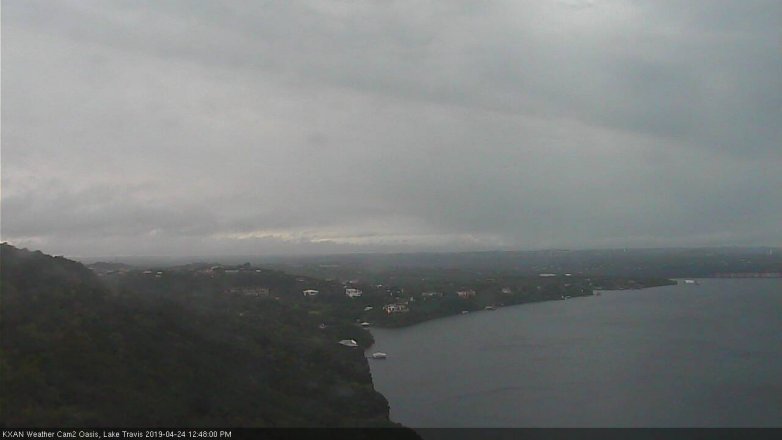 Lake Travis webcam, April 24, 2019 11:50 AM CT