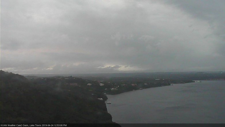 Lake Travis webcam, April 24, 2019 11:55 AM CT
