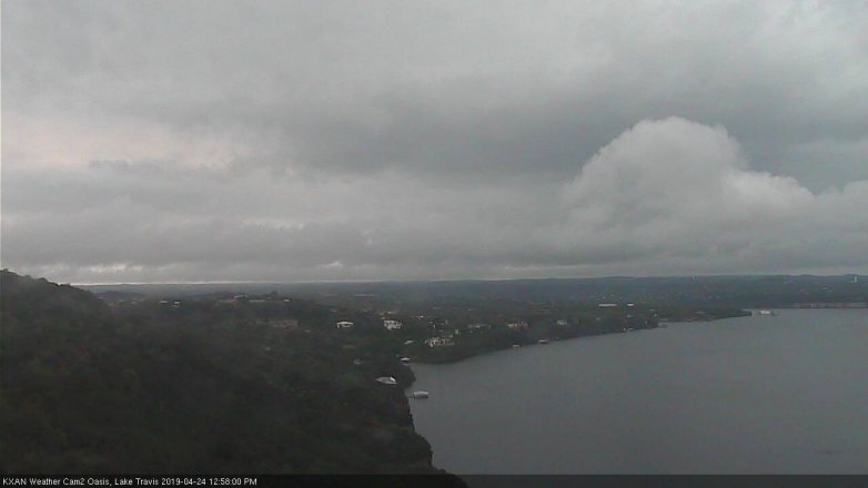 Lake Travis webcam, April 24, 2019 12:00 PM CT