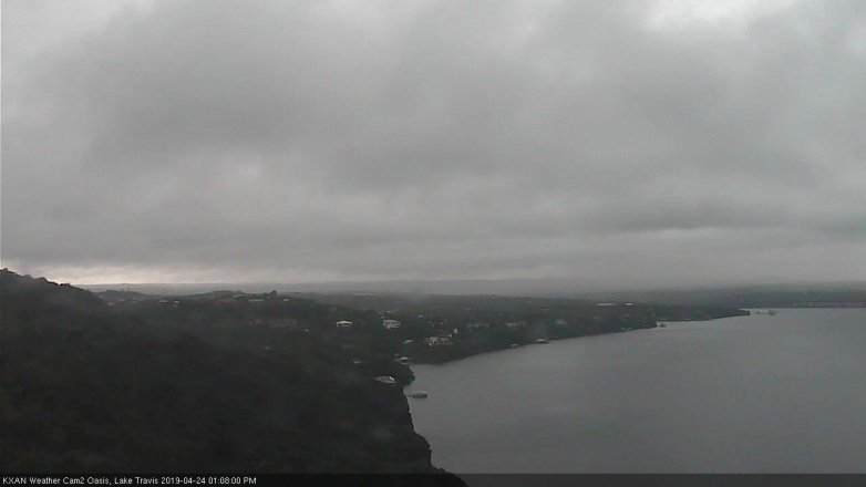 Lake Travis webcam, April 24, 2019 12:10 PM CT