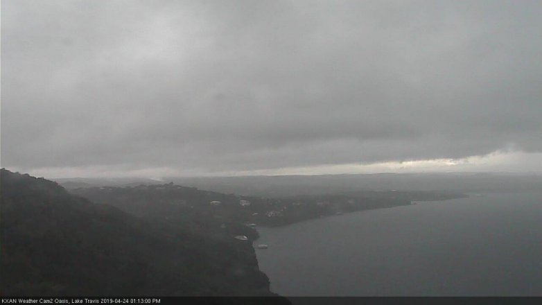 Lake Travis webcam, April 24, 2019 12:15 PM CT