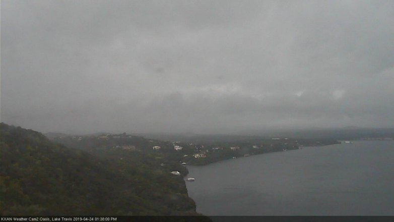 Lake Travis webcam, April 24, 2019 12:40 PM CT