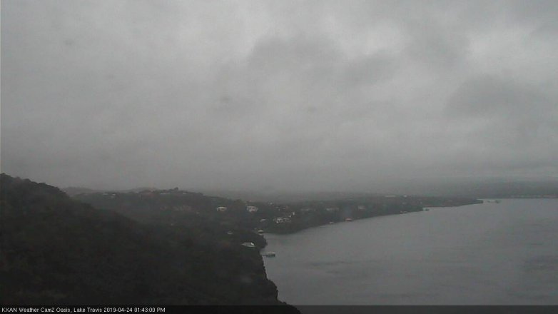Lake Travis webcam, April 24, 2019 12:45 PM CT