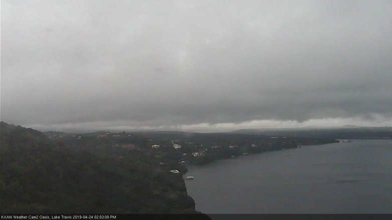 Lake Travis webcam, April 24, 2019 1:05 PM CT