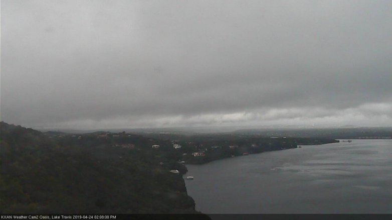 Lake Travis webcam, April 24, 2019 1:10 PM CT