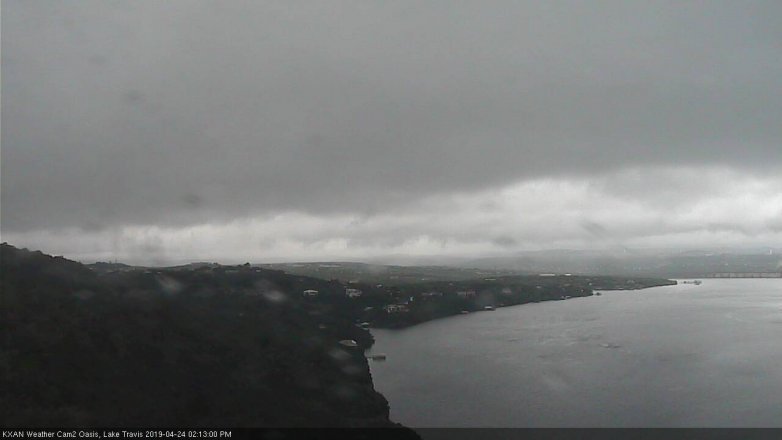 Lake Travis webcam, April 24, 2019 1:15 PM CT