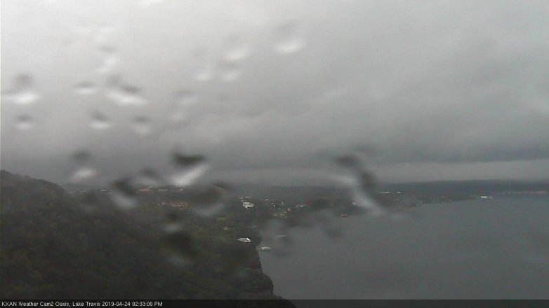 Lake Travis webcam, April 24, 2019 1:35 PM CT
