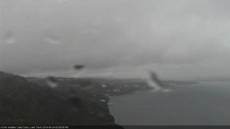 Lake Travis webcam, April 24, 2019 1:40 PM CT
