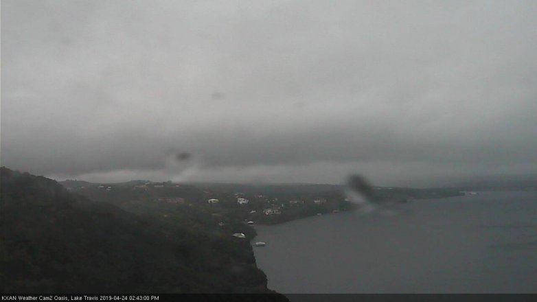 Lake Travis webcam, April 24, 2019 1:45 PM CT
