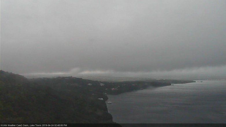 Lake Travis webcam, April 24, 2019 1:50 PM CT