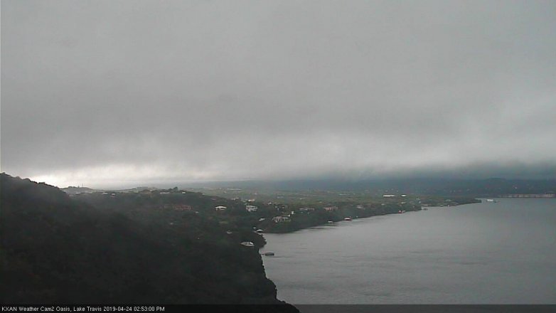 Lake Travis webcam, April 24, 2019 1:55 PM CT